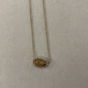 Elisa Gold Pendant Necklace